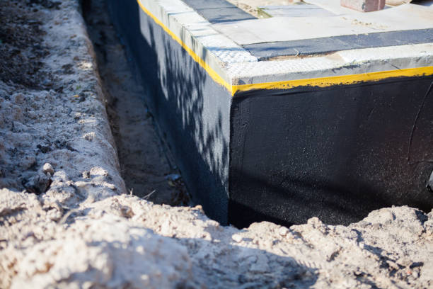 Professional Waterproofing technician working in Bridgewater, NJ